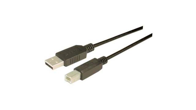 L-Com USB 2.0, Male USB to Male USB B, 2m | CGU2AB-2M