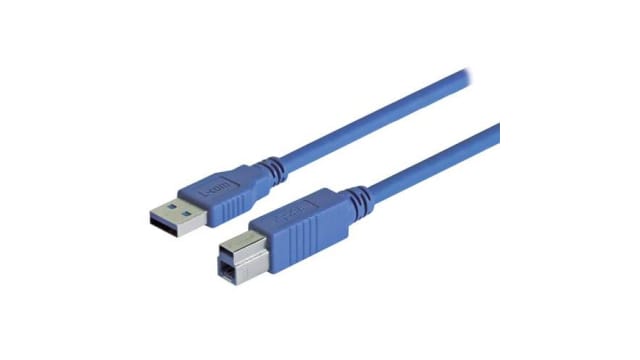 L-Com USB 3.0, Male USB to Male USB B, 1m | CAU3AB-1M