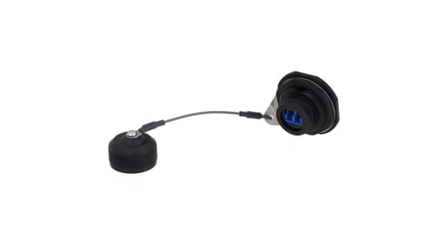 L-Com Blue Dust Cap for use with Fibre Optic | RLRJ121LC02B