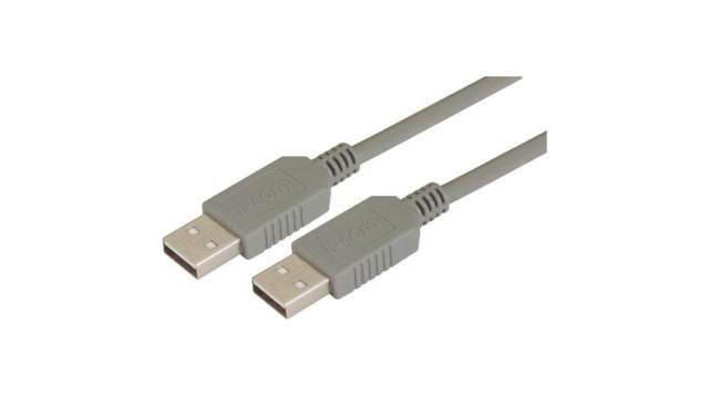 L-Com USB 2.0, Male USB to Male USB A, 800mm | ECUSBAA-075M