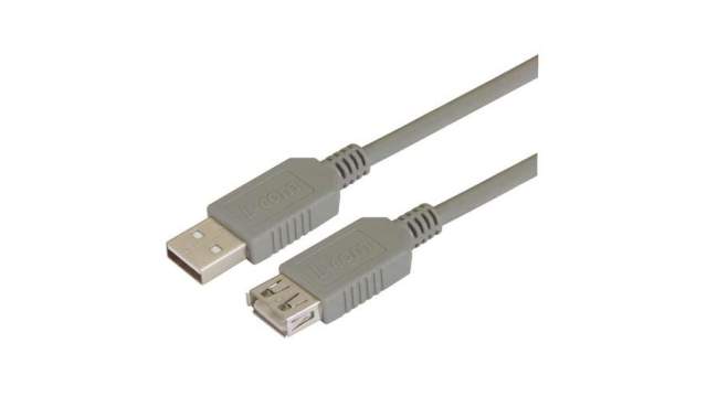 L-Com USB 2.0, Male USB to Male USB A, 1m | ECUSBAX-1M