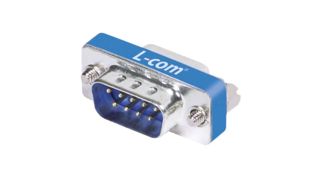 L-Com D-Sub Adapter 9-Way D-Sub to Male Male 9-Way D-Sub Male Male | DGB9M