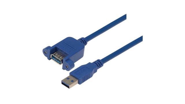 L-Com USB 3.0, Male USB to Male USB A, 3m | UPMAA-30-3M