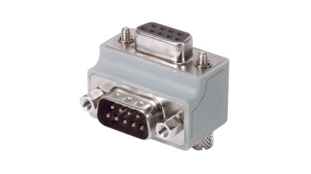 L-Com D-Sub Adapter 9-Way D-Sub to Female 9-Way D-Sub Female | DG909MF2