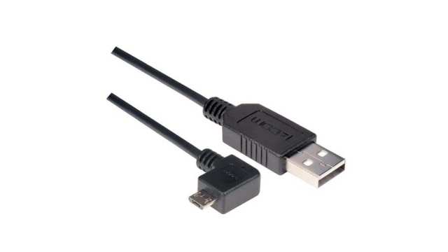 L-Com USB 2.0, Male USB to Male USB, 300mm | CAA-90RMICB-03M