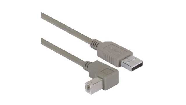 L-Com USB 2.0, Male USB to Male USB, 2m | CAA-90DB-2M