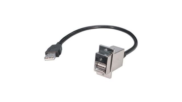 L-Com USB 2.0, Male USB A to Male, 120in | ECF504-120AAL