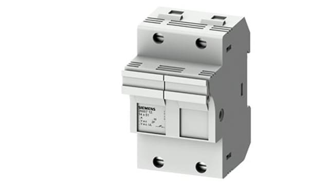 Siemens 50A Fuse Holder for 14 x 51mm Fuse, 2P, 690V | 3NW7122