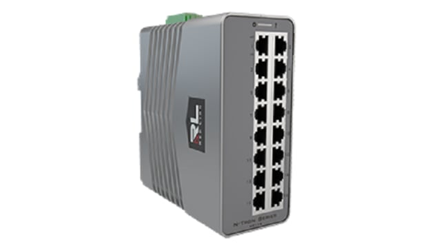 N-Tron NT-116-0000-0000, Unmanaged 16 Port Ethernet Switch With PoE RJ-45 | NT-116-0000-0000