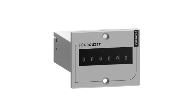 Crouzet CIM Impulse Counter, 6 Digit Mechanical, 48 V dc | 99775606