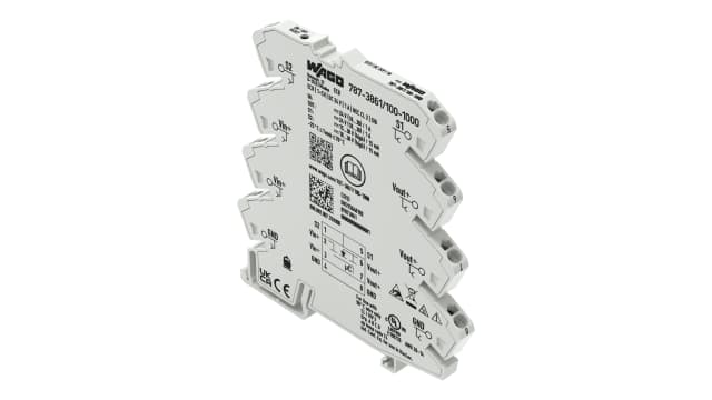 WAGO 857 Electronic Circuit Breaker 1 A 24V, 1 channels, DIN Rail | 787-3861/100-1000