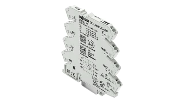 WAGO 857 Electronic Circuit Breaker 4 A 24V, 1 channels, DIN Rail | 787-3861/400-000