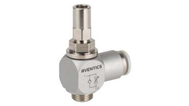 EMERSON – AVENTICS CC02-AL Series Tube Flow Valve, 6mm Tube Inlet Port x G 1/4 Outlet Port, 0821200245 | 0821200245