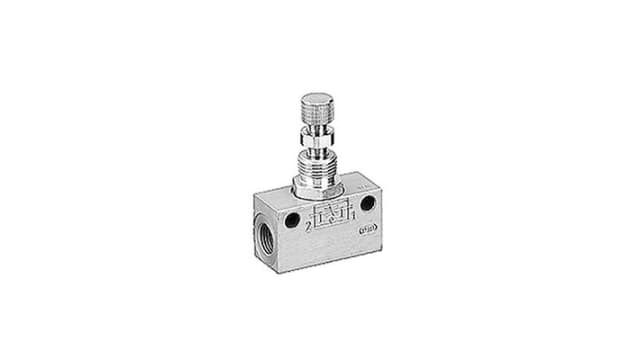 EMERSON – AVENTICS CC01 Series Threaded Flow Valve, M5 Inlet Port x M5 Male Outlet Port, 5341120000 | 5341120000