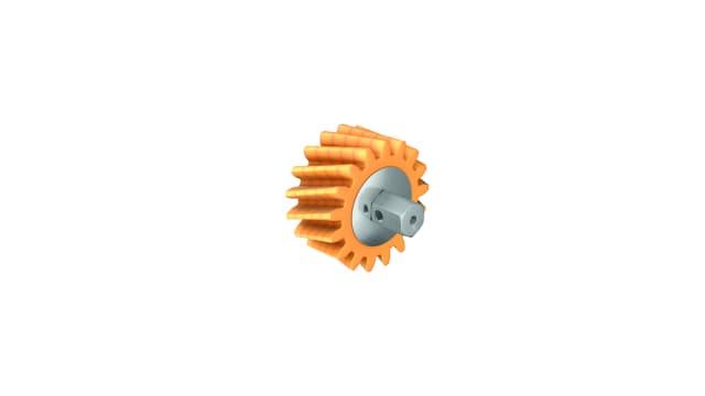 SCHAEFFLER Polyurethane  Pinion Gear, 80.2 mm Diam, 71.4 mm Long, 72.15 mm Pitch Dia. | ARCALUB-X.PINION-MD4,0-Z17-B40-SL-W