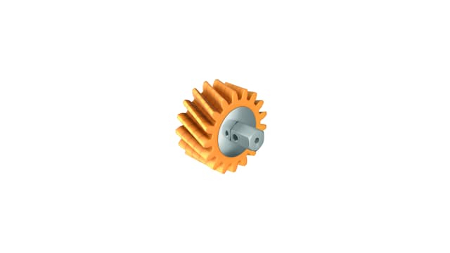 SCHAEFFLER Polyurethane  Pinion Gear, 120.2 mm Diam, 91.4 mm Long, 108.23 mm Pitch Dia. | ARCALUB-X.PINION-MD6,0-Z17-B60-SR-W