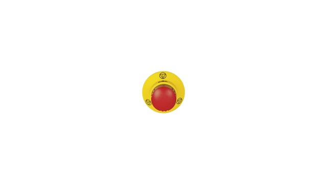 Pilz 400 Series Emergency Stop Push Button, 22.3mm Cutout, IP65 | 400131