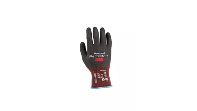 Honeywell Perfect Fit 3.0 Black, Grey Carbon, Elastane, Nylon, Polyurethane Cut Resistant Gloves, Size 11, Polyurethane | NPF21-0118N-11