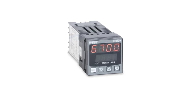 West Instruments P6700 Controller, 48 x 48 x 110mm 1 Input, 3 Output Linear, 100 → 240 V Supply Voltage Limit | P6700-2111000
