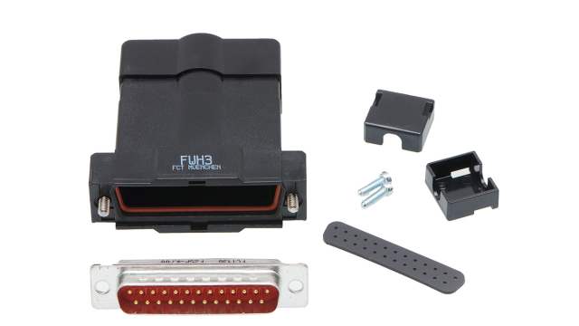 FCT from Molex, FCT Series D-Sub Connector Backshell For Use With D-Sub Connectors | FWH3-25P-3649 / 1731140393