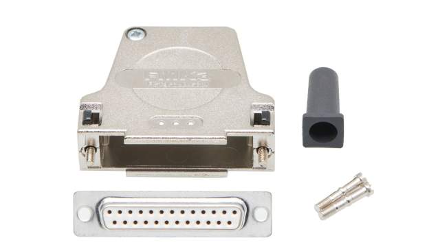 FCT from Molex, FCT Series D-Sub Connector Backshell For Use With D-Sub Connectors | FMK3-25S-6190 / 1731140972