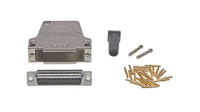 FCT from Molex, FCT Series D-Sub Connector Backshell For Use With D-Sub Connectors | FMK3-25S7-6191 / 1731140976