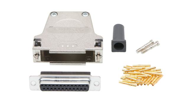 FCT from Molex, FCT Series D-Sub Connector Backshell For Use With D-Sub Connectors | FMK3G-25S7-6191 / 1731140978