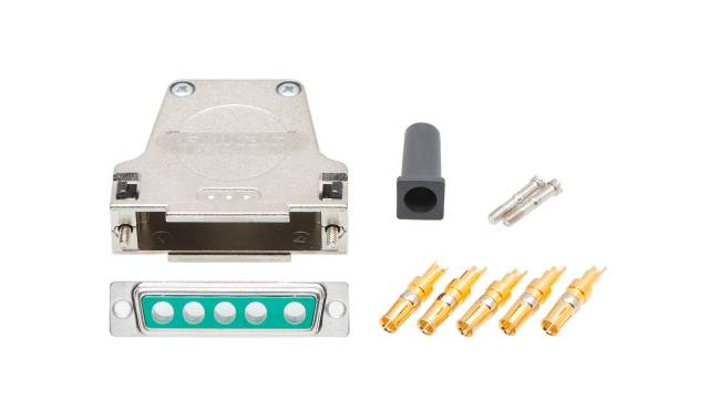 FCT from Molex, FCT Series D-Sub Connector Backshell For Use With D-Sub Connectors | FMK3G-5W5S-6198 / 1731140990