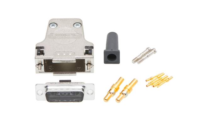 FCT from Molex, FCT Series D-Sub Connector Backshell For Use With D-Sub Connectors | FMK2G-7W2P7-6199 / 1731140991