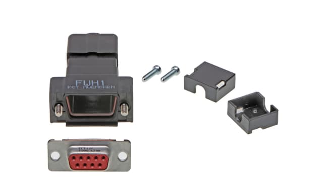 FCT from Molex, FCT Series D-Sub Connector Backshell For Use With D-Sub Connectors | FWH1-09S-3649 / 1731140383