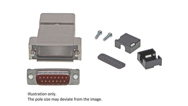 FCT from Molex, FCT Series D-Sub Connector Backshell For Use With D-Sub Connectors | FWH1A-09P-3649 / 1731140385