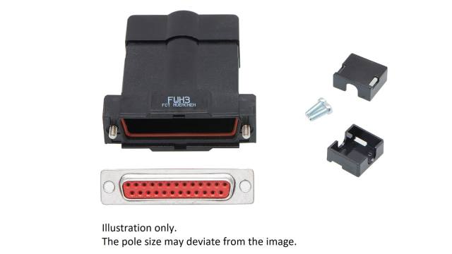 FCT from Molex, FCT Series D-Sub Connector Backshell For Use With D-Sub Connectors | FWH2-15S-3649 / 1731140388