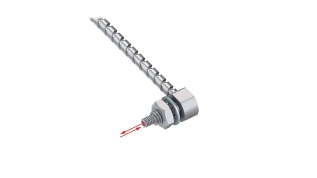 Banner Glass Fibre Optic Cable 36 mm, NPN/PNP Output, IP67 | IAT46ST5TA-VL