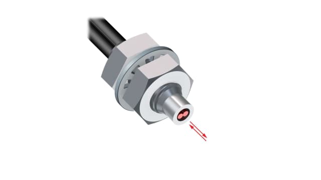 Banner Plastic Fibre Optic Cable 36 mm, NPN/PNP Output, IP67 | PBT415U