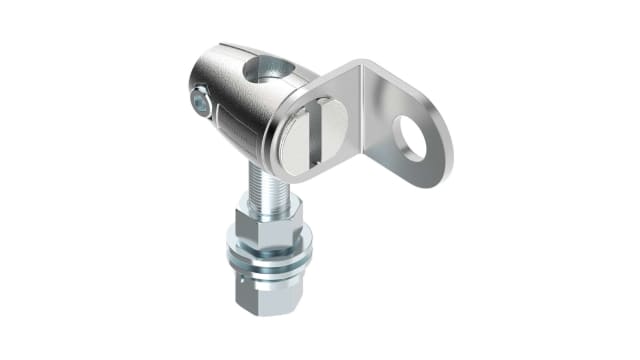 Banner, SMB Series Right Angle Bracket for Use with Barrel Sensor, RoHS Compliant Standard | SMB12FA