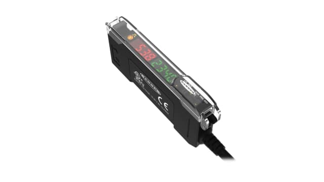 Banner Glass, Plastic Fibre Optic Sensor 36 mm, NPN Output, 960 mW, IP50 | DF-G2-NC-2M