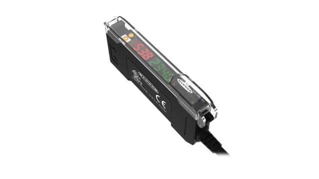 Banner Glass, Plastic Fibre Optic Sensor 3000 mm, NPN Output, 840 mW, IP50 | DF-G3-ND-2M