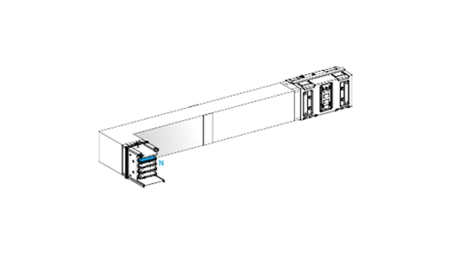 Schneider Electric Busbar Trunking, 630 A, 1200 mm, KS-A Series | KSA630DLL42F