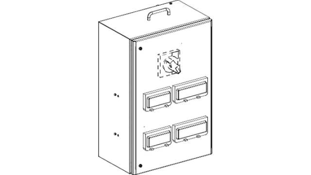 Schneider Electric Busbar Trunking, 250 A, 632 mm, KSB Series | KSB250SM428