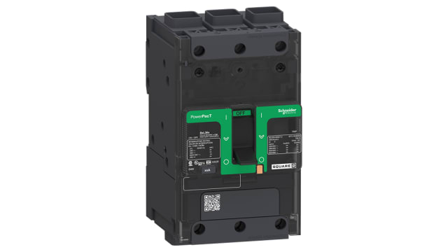 Schneider Electric BDF Thermal Circuit Breaker - PowerPacT 3 Pole 525V ac Voltage Rating Clip-On, 70A Current Rating | BDF36070