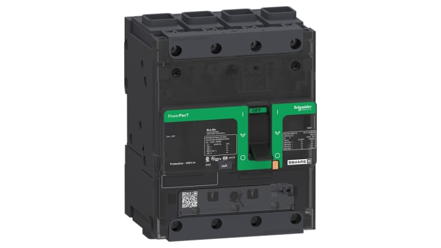 Schneider Electric BDF Thermal Circuit Breaker - PowerPacT 4 Pole 525V ac Voltage Rating Clip-On, 30A Current Rating | BDF46030