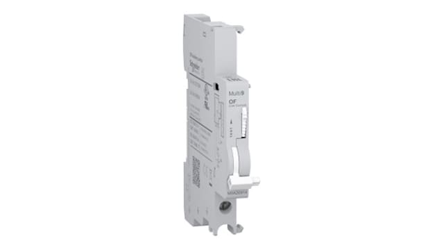 Schneider Electric Auxiliary Contact, 1 Contact, 1 C/O, Clip-On, Multi9 Multi9 | M9A26914