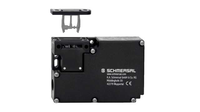 Schmersal AZM 161 Series Solenoid Interlock Switch, Power to Unlock, 24V ac/dc, NC, NO, Actuator Included | AZM 161SK-12/12RI-024-B6L