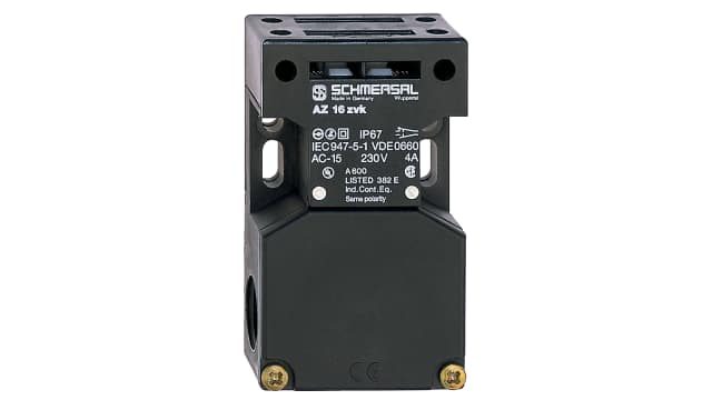 Schmersal AZ 16 Safety Switch, 1NO/1NC, Actuator Actuator Included, Glass Fibre Reinforced Thermoplastic | AZ 16 ZVK-M20
