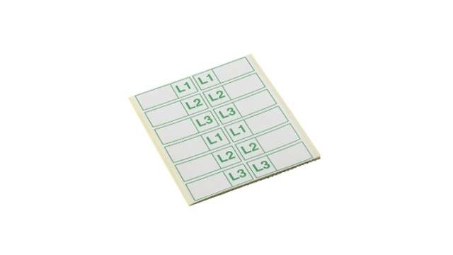 Schneider Electric Green, White Adhesive Multi Purpose Label Sheet, Pack of 1 Per Pack | SEA9BNWL