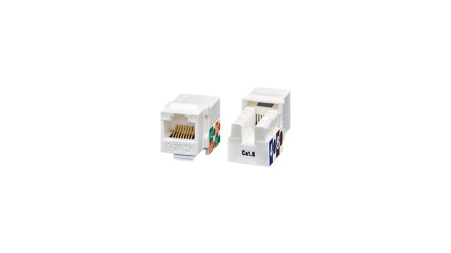 Encitech Connectors RJJ Series Ethernet Connector Female, Cat6, Unshielded Shield Straight 1 Port | 3261-0020-01