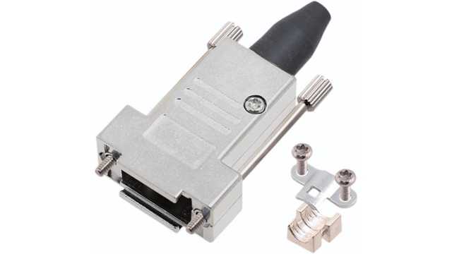 Encitech Connectors 6560 Series Zinc Top Entry D-Sub Backshell, 9 Way | 6560-0247-31