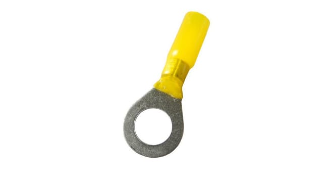 nVent RAYCHEM B-106 Yellow Insulated Female Spade Connector, Crimp 22 AWG to 10 AWG | B-106-1993