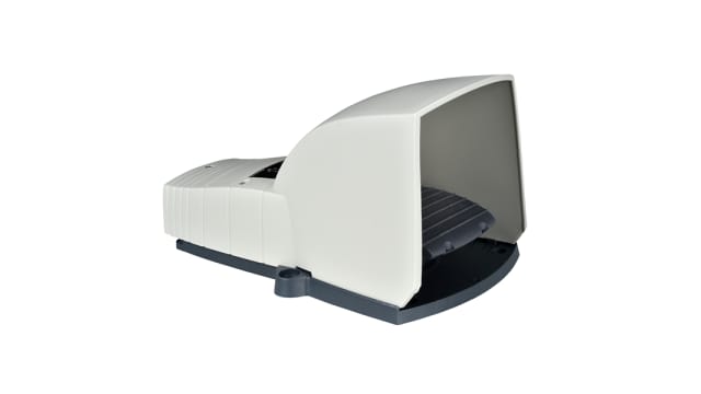 Schneider Electric Foot Switch 2 Step Foot Switch - Plastic Case Material, 2 NC + NO, 3A Contact Current, 240V Contact | XPEG611