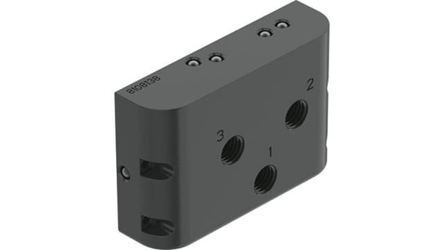 Festo CAPS series Manifold Block for use with Prepared For Positioner CMSH-V-SD, CAPS-M1-VDE1-S-A-AL-N14 | CAPS-M1-VDE1-S-A-AL-N14